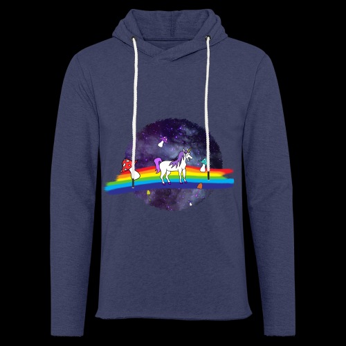 Mushroom Unicorn in Space Hoodie - Light Unisex Sweatshirt Hoodie