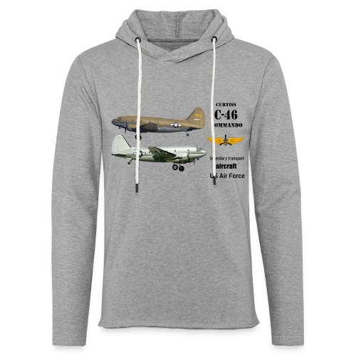 C-46 - Leichtes Kapuzensweatshirt Unisex