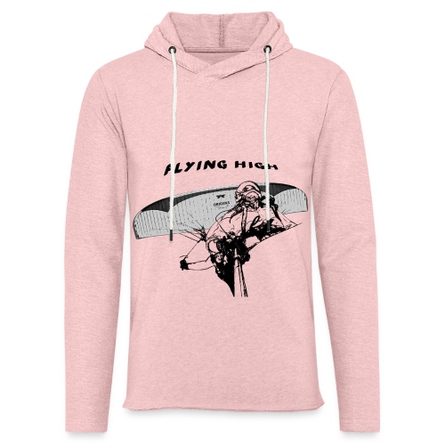 Paragliding flying high design - Light Unisex Sweatshirt Hoodie