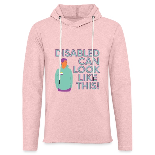 Disability can look like this 7 - Lichte hoodie uniseks