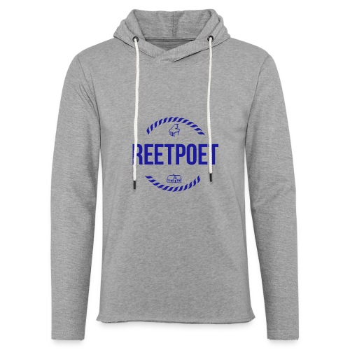 ReetPoet To Go | Logo Blau - Leichtes Kapuzensweatshirt Unisex