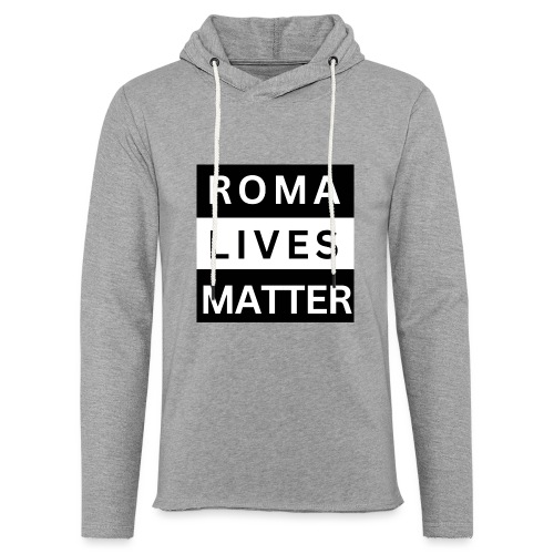 Roma Lives Matter - Leichtes Kapuzensweatshirt Unisex