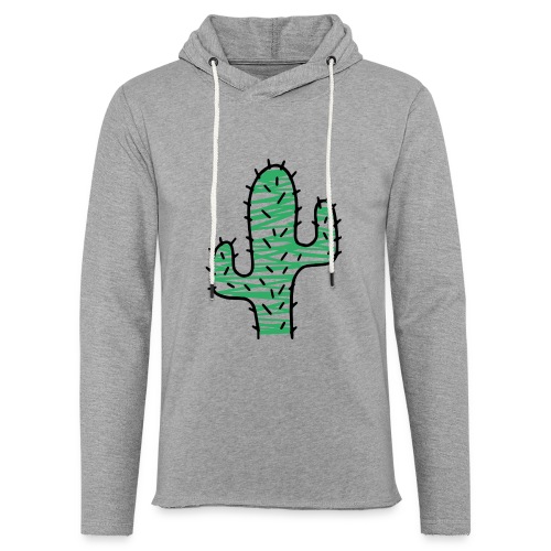 Kaktus sehr stachelig - Leichtes Kapuzensweatshirt Unisex