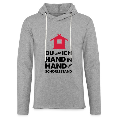 Hand in Hand zum Schorlestand / Gruppenshirt - Leichtes Kapuzensweatshirt Unisex