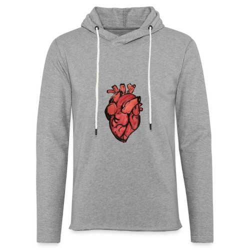 Heart - Lichte hoodie uniseks