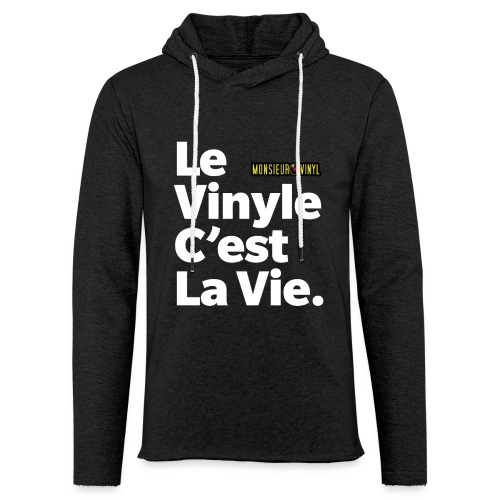 Le Vinyle C'est La Vie - Sweat-shirt à capuche léger unisexe