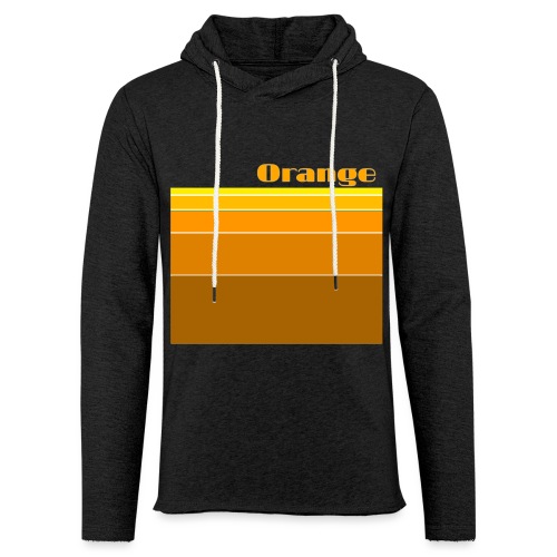 Orange - Leichtes Kapuzensweatshirt Unisex