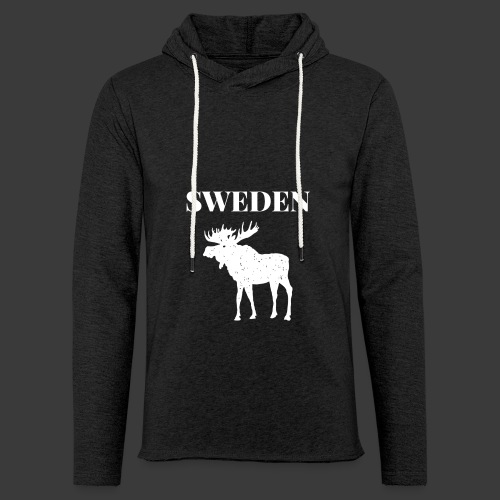 Sweden Moose Sverige - Leichtes Kapuzensweatshirt Unisex