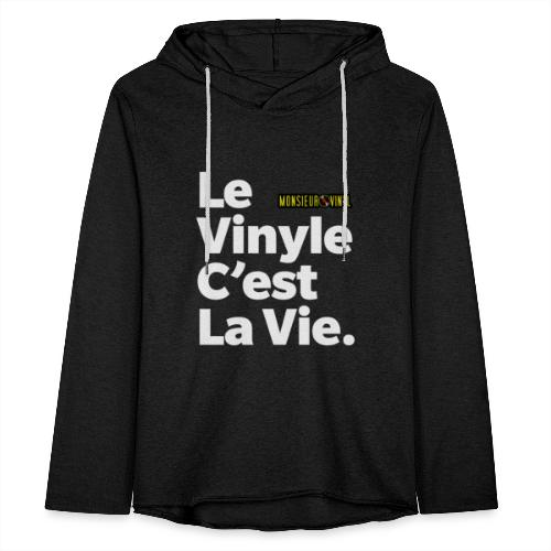 Le Vinyle C'est La Vie - Sweat-shirt à capuche léger unisexe