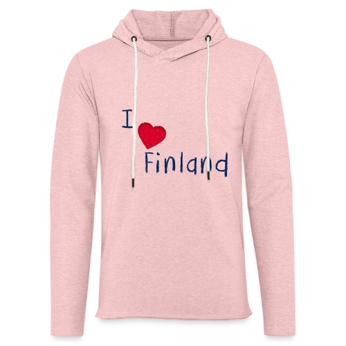 I Love Finland - Kevyt unisex-huppari