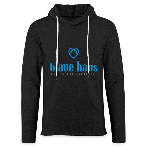 Blaue Haus Logo - Leichtes Kapuzensweatshirt Unisex