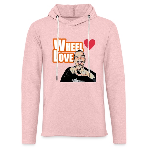Spread Love with #WheelLove - Leichtes Kapuzensweatshirt Unisex
