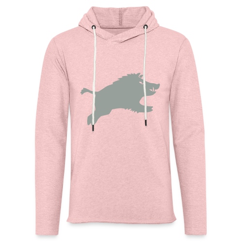 Schwein springt 2015 - Leichtes Kapuzensweatshirt Unisex