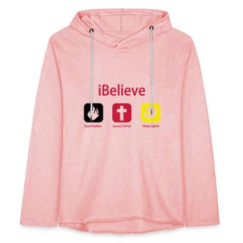 iBelieve - Jesus Shirt (UK) - Leichtes Kapuzensweatshirt Unisex