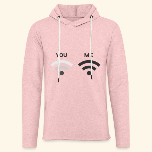 You vs. Me, Bad Wifi - Light Unisex Sweatshirt Hoodie