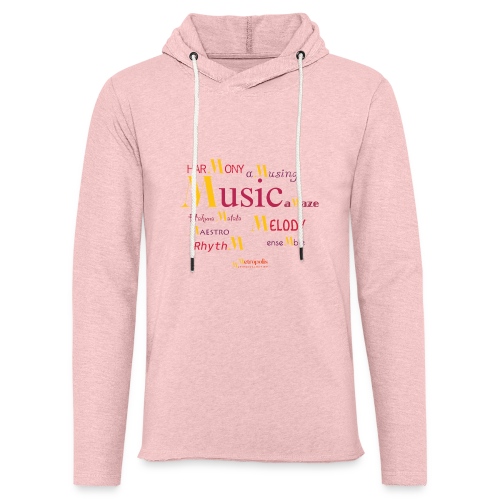 Music is... - Lichte hoodie uniseks