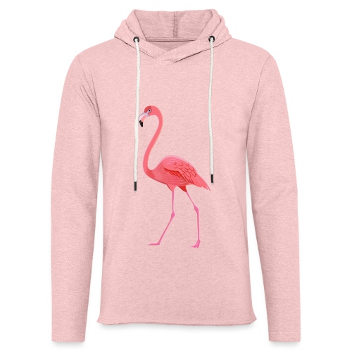 Flamingo - Leichtes Kapuzensweatshirt Unisex