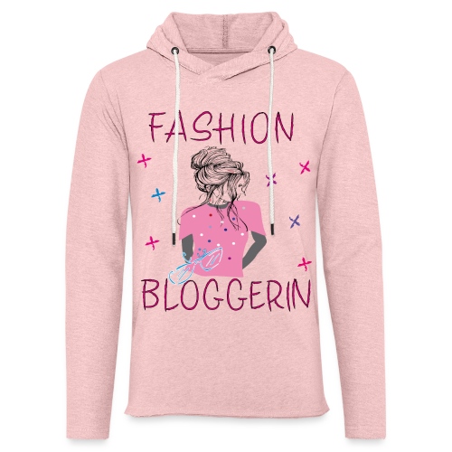 Girl ,Bloggerin - Leichtes Kapuzensweatshirt Unisex