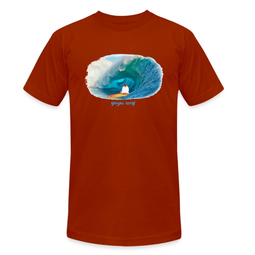 Yoga surf - Triblend-T-shirt unisex från Bella + Canvas
