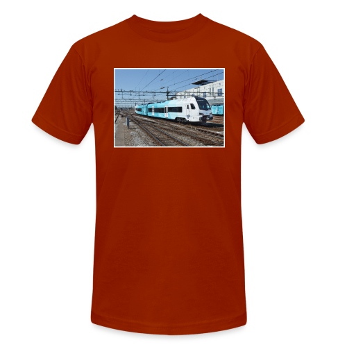 Arriva WINK trein in Leeuwarden - Uniseks tri-blend T-shirt van Bella + Canvas