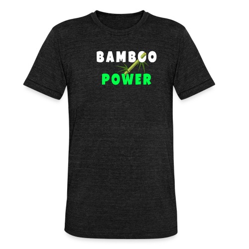 Bamboo Power T-shirt - Uniseks tri-blend T-shirt van Bella + Canvas