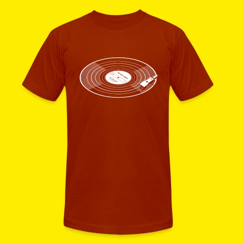 Vinyl record with stylus - Uniseks tri-blend T-shirt van Bella + Canvas