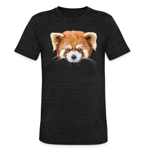 Roter Panda - Unisex Tri-Blend T-Shirt von Bella + Canvas