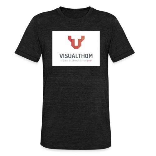 logo-visualthom - T-shirt chiné Bella + Canvas Unisexe