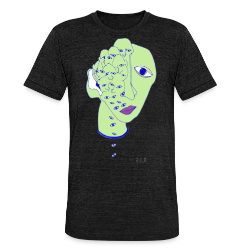 Eyedrop - Uniseks tri-blend T-shirt van Bella + Canvas