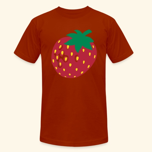 Erdbeere - Unisex Tri-Blend T-Shirt von Bella + Canvas