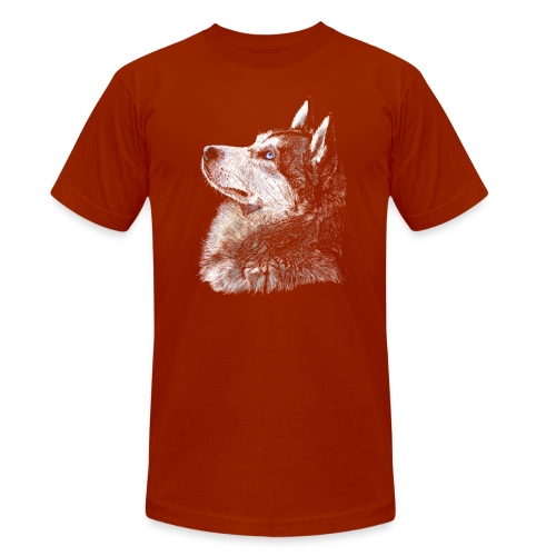 Husky - Unisex Tri-Blend T-Shirt von Bella + Canvas