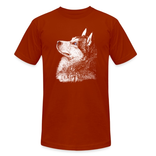 Husky - Unisex Tri-Blend T-Shirt von Bella + Canvas