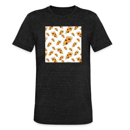 PizzaPattern png - Unisex Tri-Blend T-Shirt by Bella + Canvas