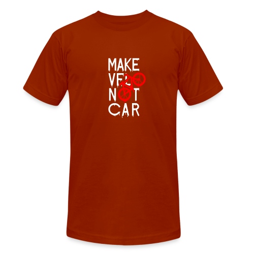 MAKE VÉLO NOT CAR ! (cyclisme) - T-shirt chiné Bella + Canvas Unisexe