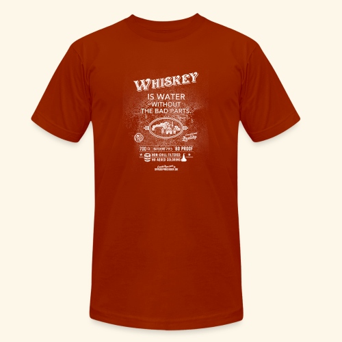 Whiskey is water without the bad parts - Unisex Tri-Blend T-Shirt von Bella + Canvas