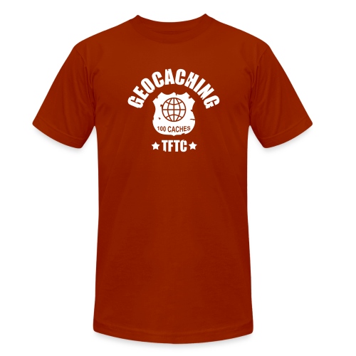 geocaching - 100 caches - TFTC / 1 color - Unisex Tri-Blend T-Shirt von Bella + Canvas