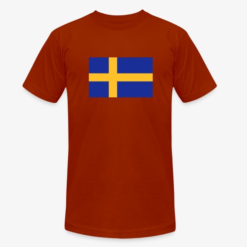 Svenska flaggan - Swedish Flag - Triblend-T-shirt unisex från Bella + Canvas