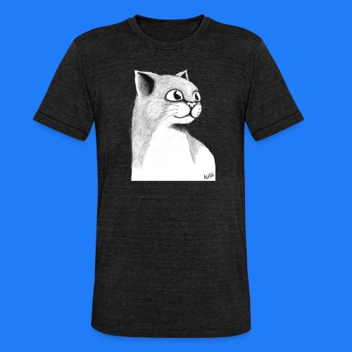CAT HEAD by AGILL - T-shirt chiné Bella + Canvas Unisexe
