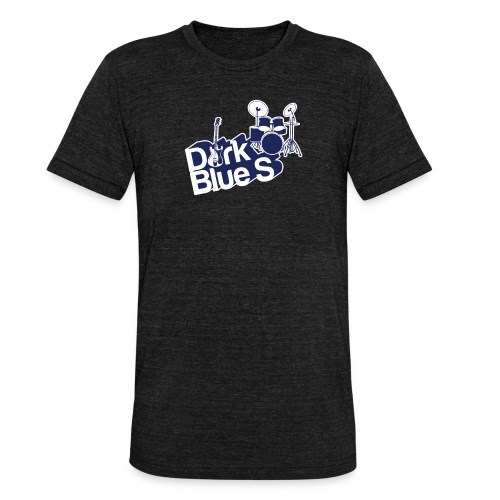 Dark Blue S logo - Unisex Tri-Blend T-Shirt by Bella + Canvas