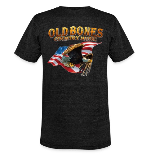 Old Bones Countryband FANSHOP - Unisex Tri-Blend T-Shirt von Bella + Canvas