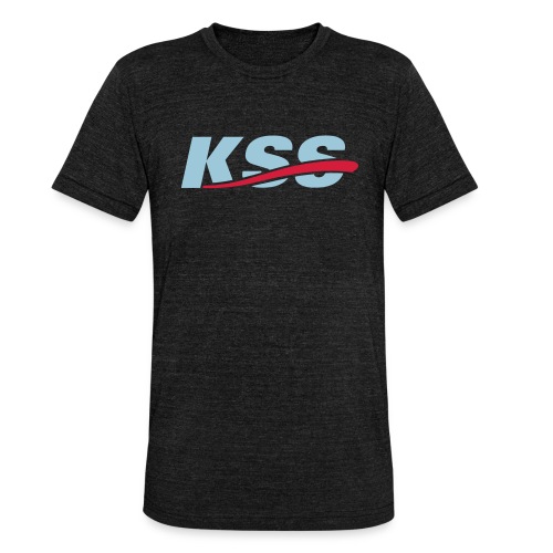 KSS logo petit 2 couleurs - Unisex Tri-Blend T-Shirt by Bella + Canvas