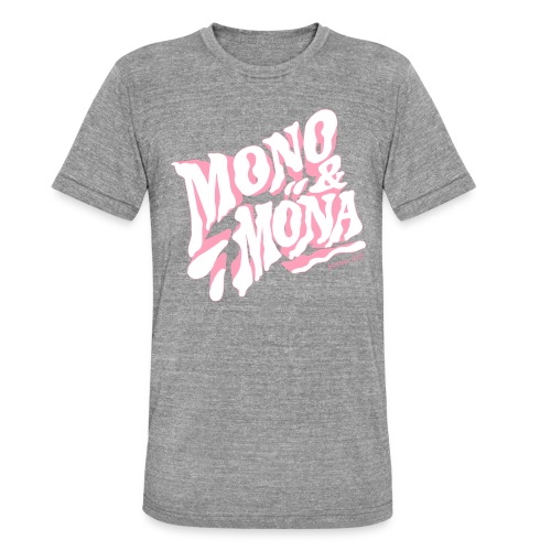 mono y mona - Camiseta Tri-Blend unisex de Bella + Canvas
