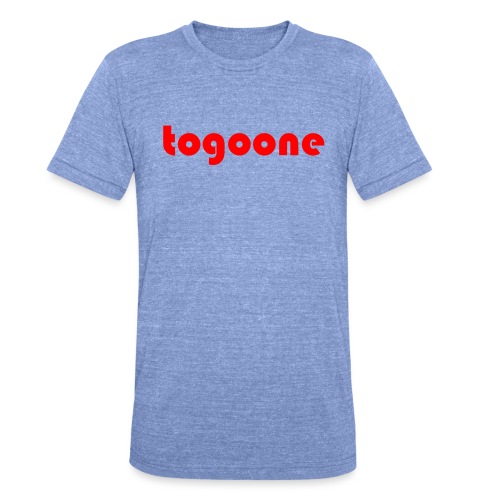 togoone official - Unisex Tri-Blend T-Shirt von Bella + Canvas