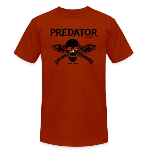 predator fishing / gone fishing - Unisex Tri-Blend T-Shirt von Bella + Canvas