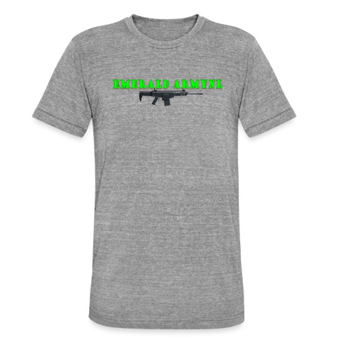 EMERALDARMYNL LETTERS! - Uniseks tri-blend T-shirt van Bella + Canvas