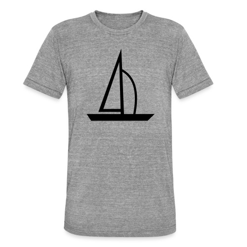 Segelboot - Unisex Tri-Blend T-Shirt von Bella + Canvas