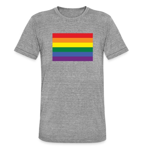 Pride flagga - Triblend-T-shirt unisex från Bella + Canvas