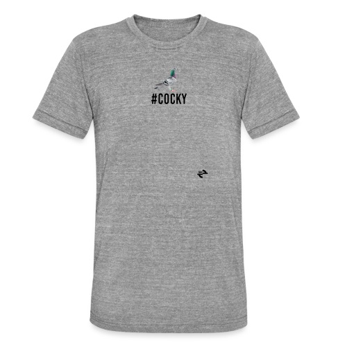 #Cocky Pigeon Limited Edition Mens T-Shirt - Unisex Tri-Blend T-Shirt by Bella + Canvas