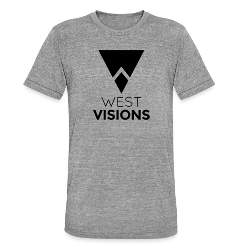 WestVision Logo schwarz - Unisex Tri-Blend T-Shirt von Bella + Canvas