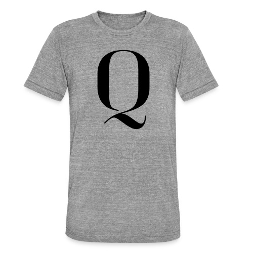 Q - Unisex Tri-Blend T-Shirt by Bella + Canvas